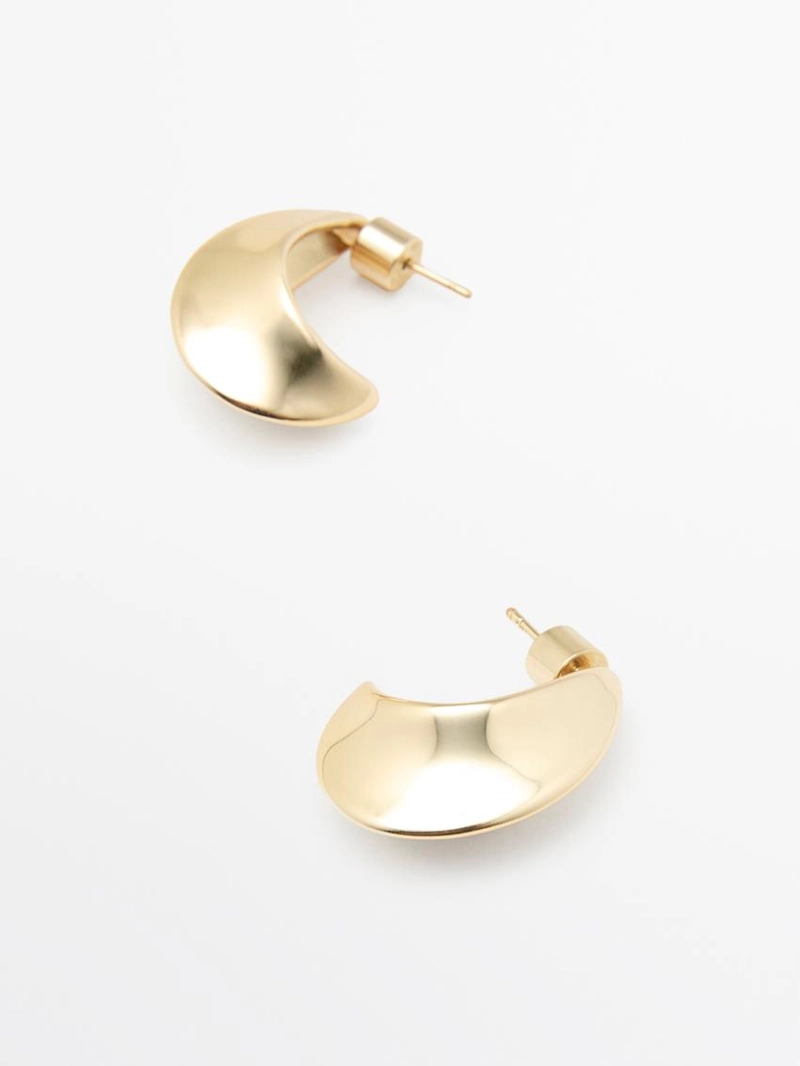 Серьги moon hoop