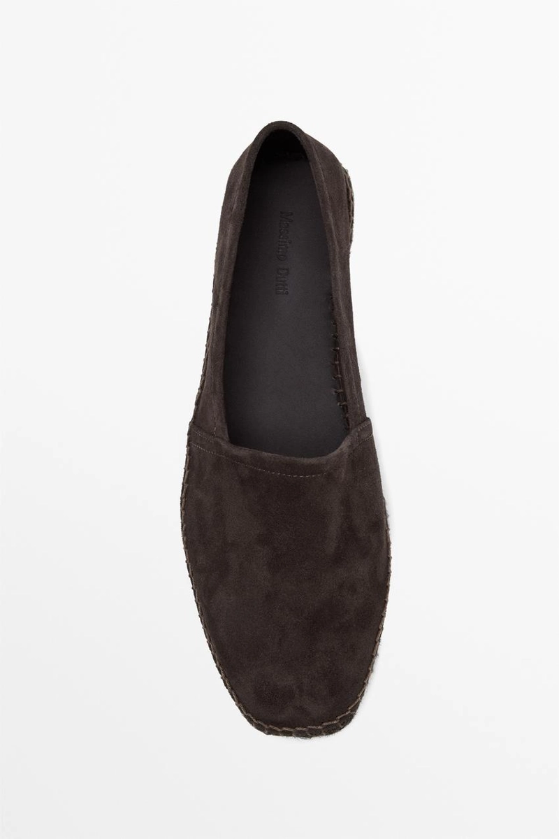 Эспадрильи из кожи