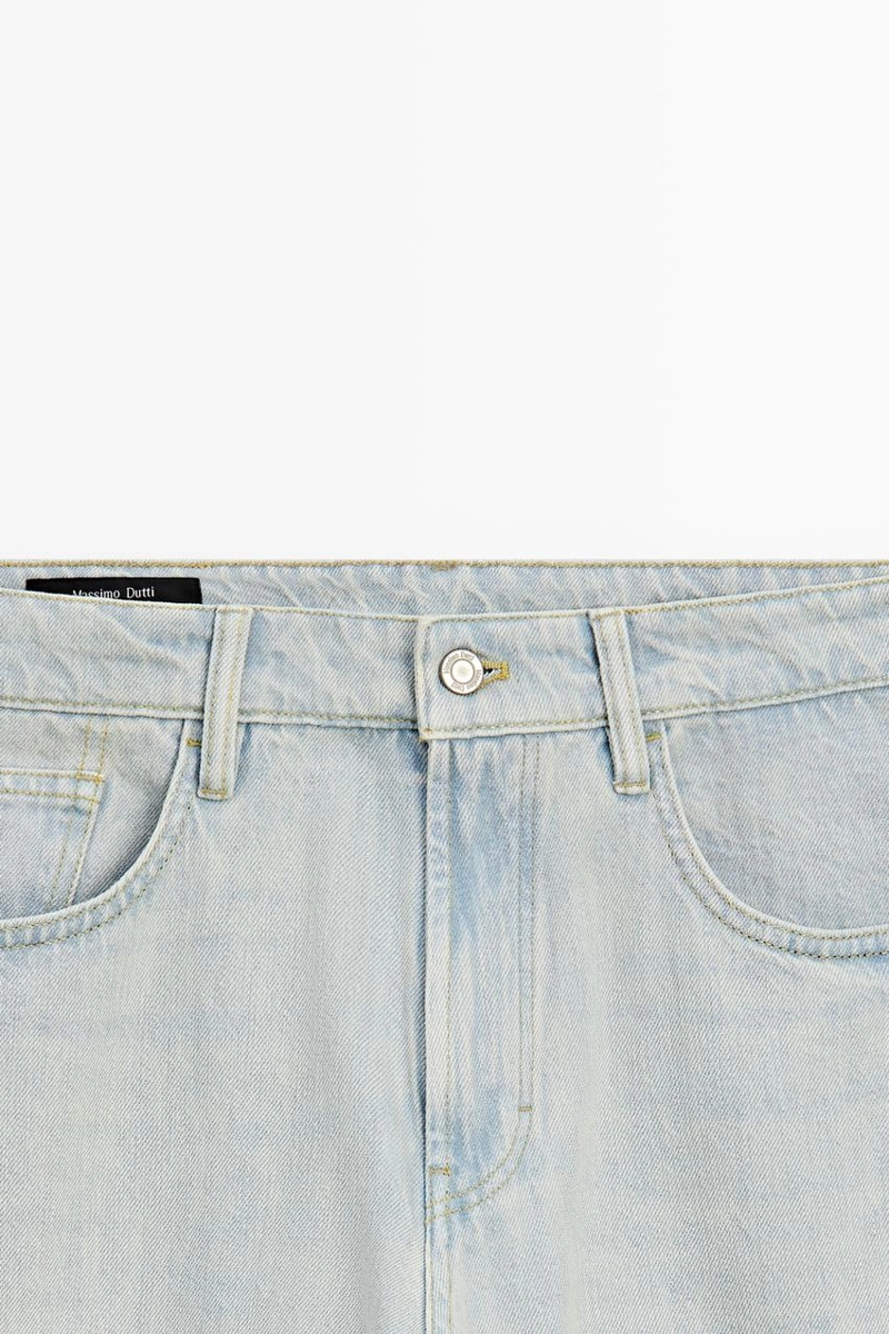 Джинсы slim fit укороченные