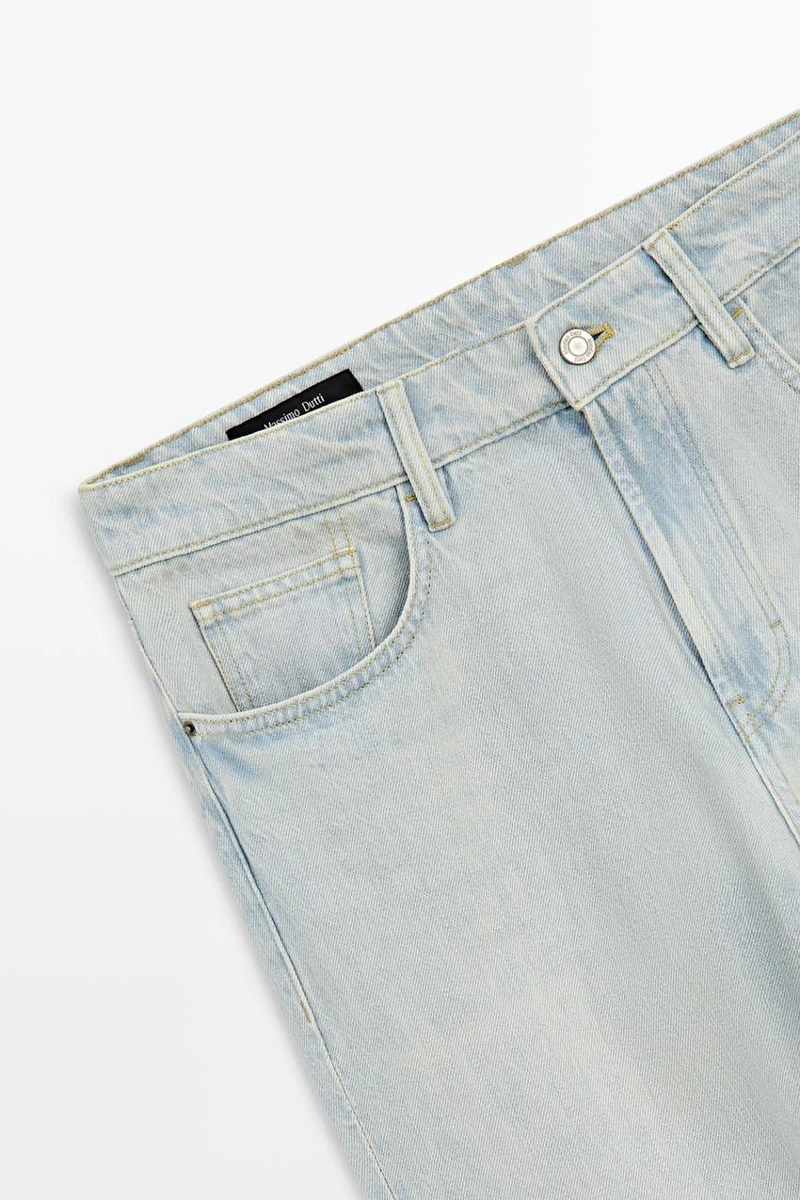 Джинсы slim fit укороченные