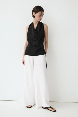 Купить Massimo Dutti Брюки из 100% льна FLOWING
