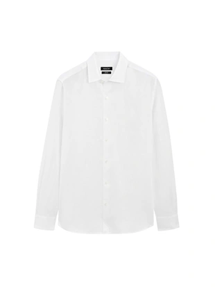 WHITE | 1968/279/250 - Massimo Dutti Рубашка из хлопка EXTRA FINE REGULAR FIT