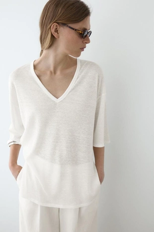 Футболка с коротким рукавом oversize- Заказать в России