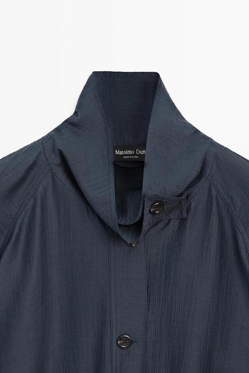 Куртка-бомбер с деталями на рукавах massimo dutti