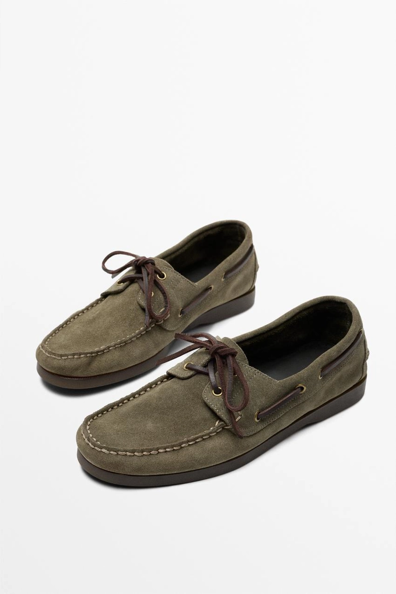 Мокасины из кожи