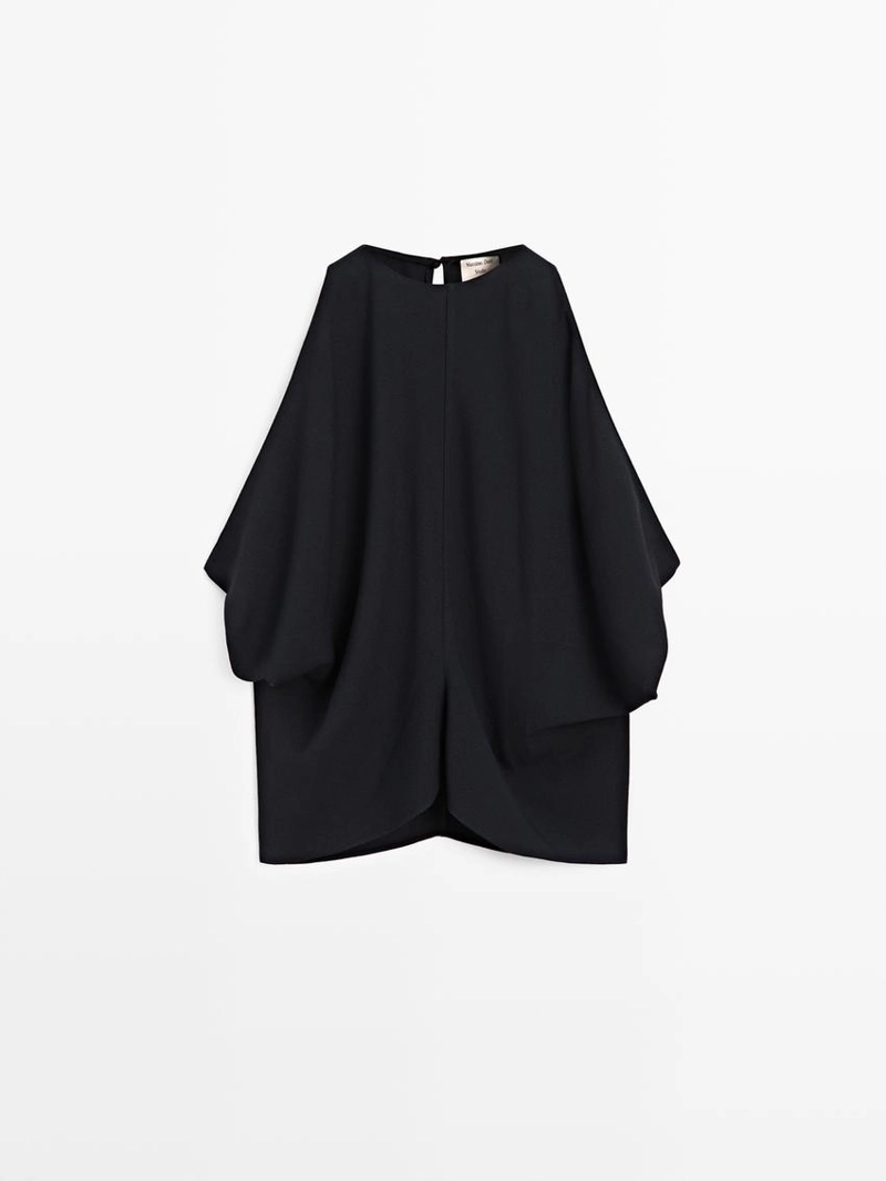 Топ с драпировкой и открытой спиной - studio