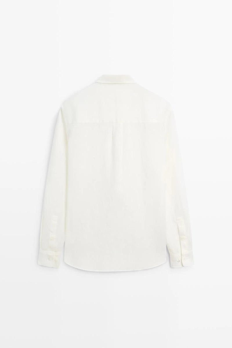 Рубашка regular fit из 100% льна