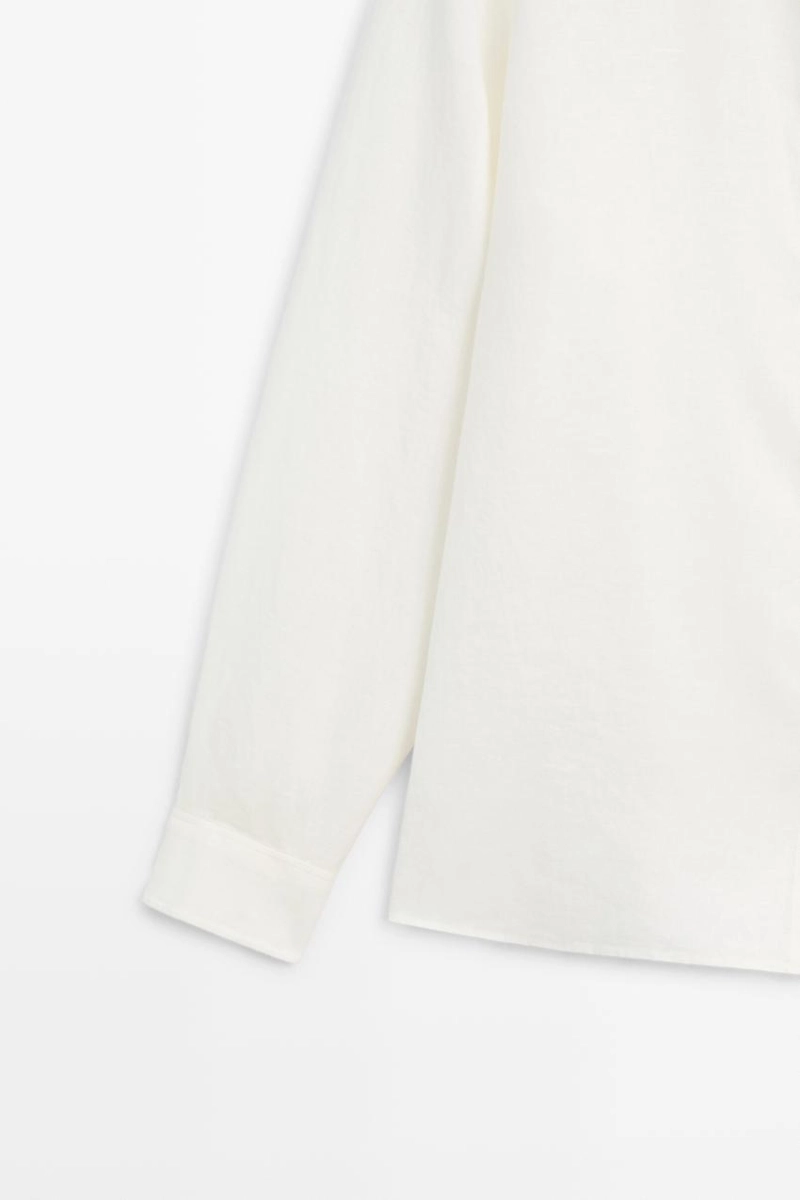 Рубашка regular fit из 100% льна