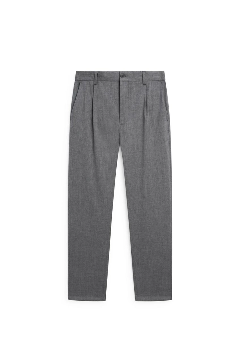 Брюки из смешанной шерсти cool wool с вытачками