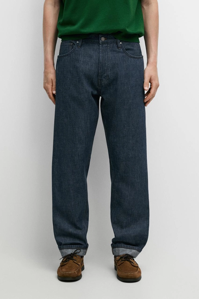 Джинсы с отделкой selvedge