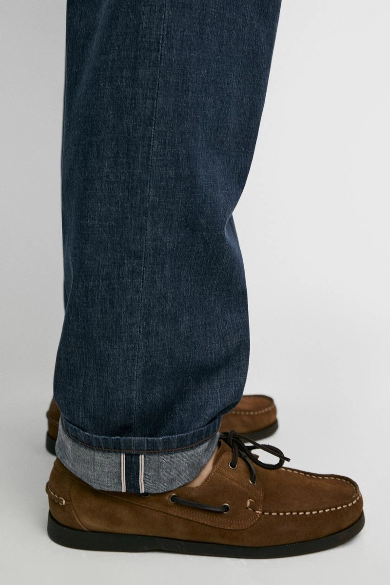 Джинсы с отделкой selvedge