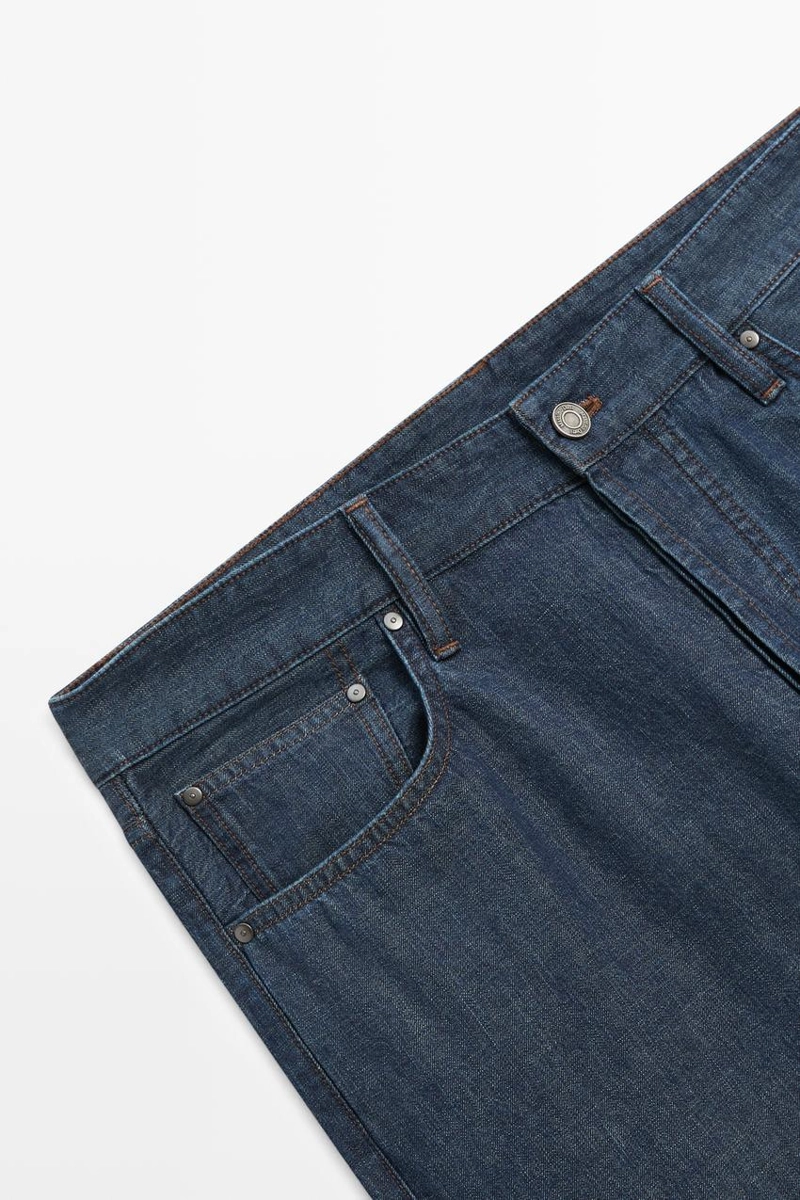 Джинсы с отделкой selvedge