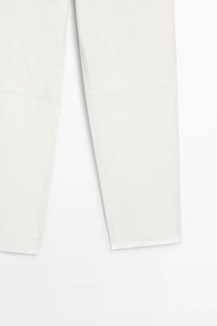Купить Massimo Dutti Джинсы из кожи прямого кроя