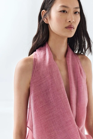Купить Massimo Dutti Драпированный топ с запахом
