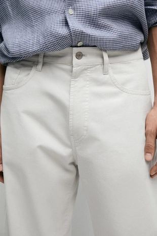 Брюки с эффектом денима свободного кроя- Заказать в России