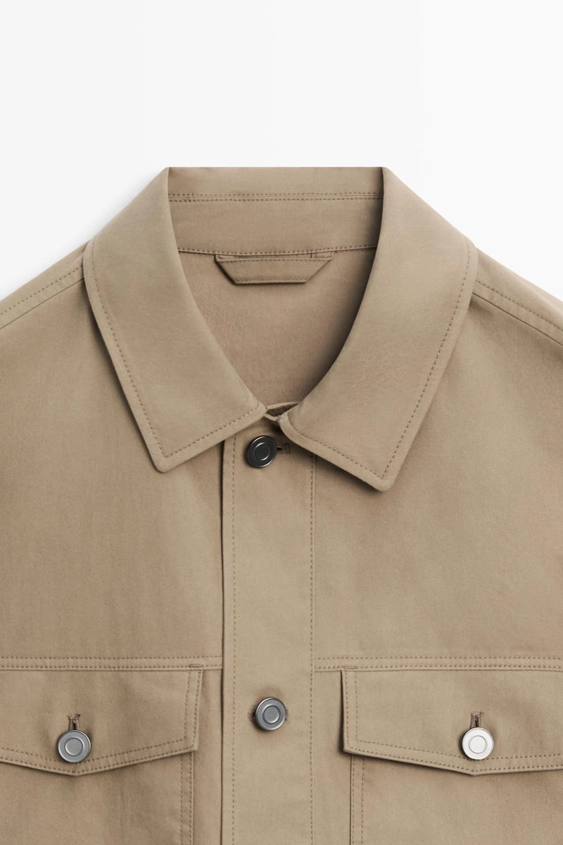 Двухкарманная куртка-трактор от massimo dutti