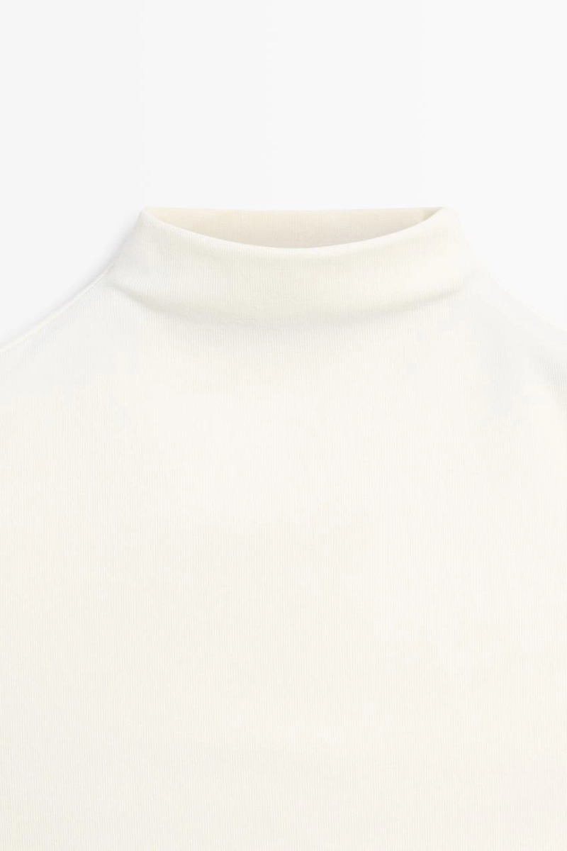 Джемпер с воротником-трубой massimo dutti