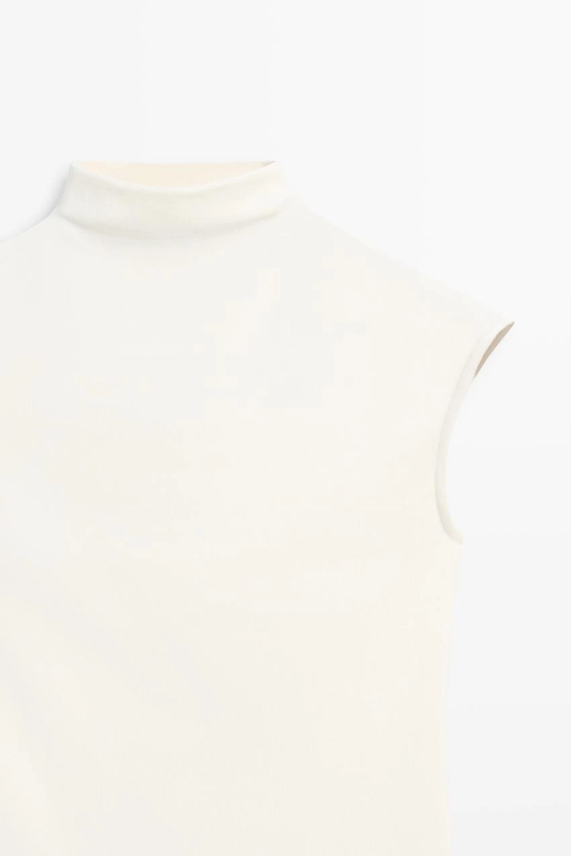 Джемпер с воротником-трубой massimo dutti