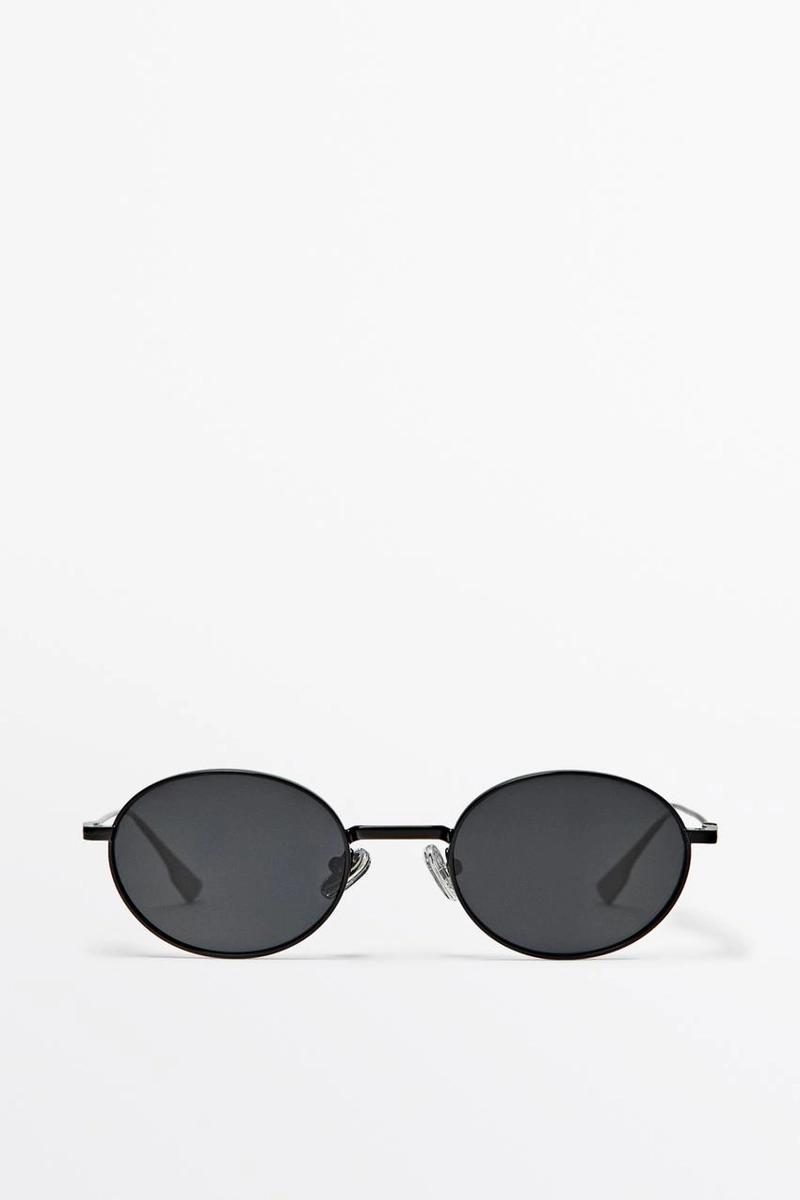 Металлические солнцезащитные очки massimo dutti