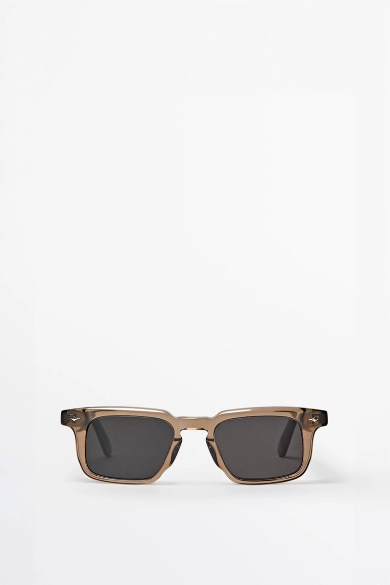 Узкие прямоугольные солнцезащитные очки