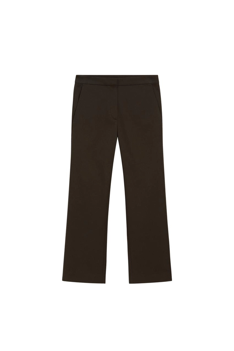 Расклешённые брюки с эластичной посадкой massimo dutti