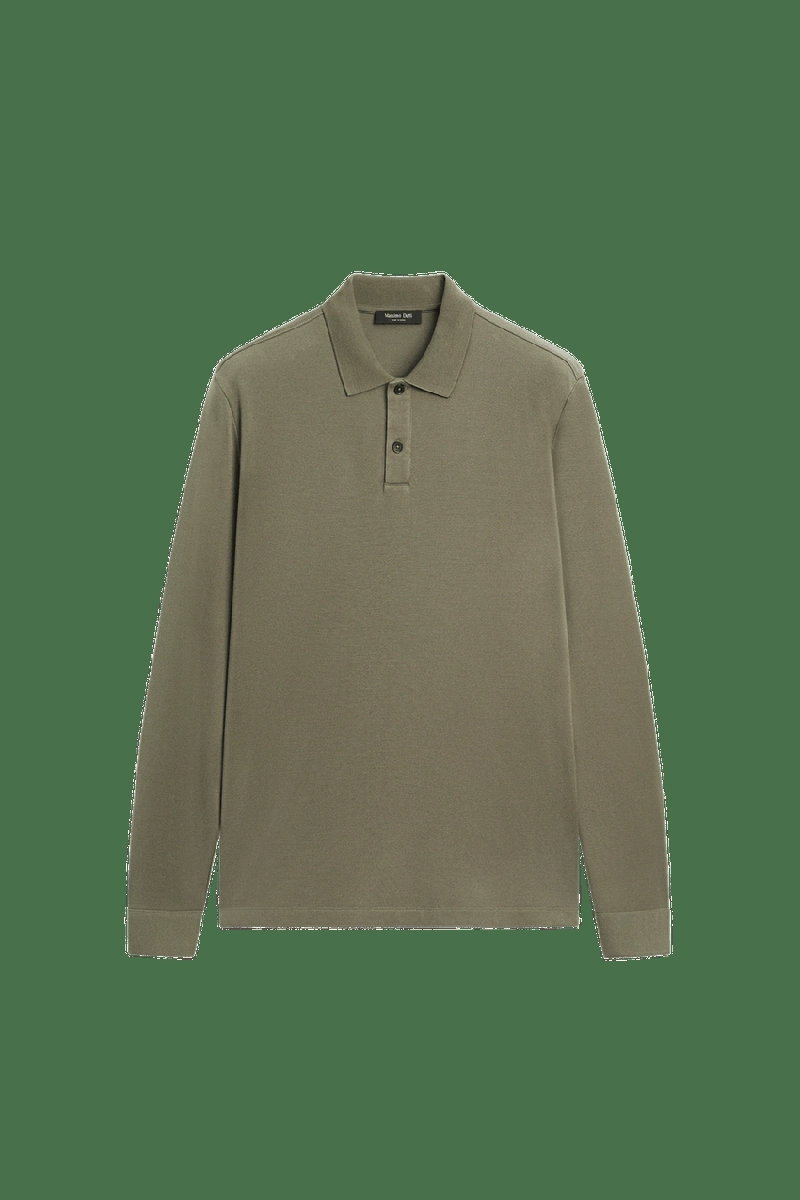 Поло из микротекстурированного хлопка 100%