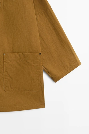 Пальто-накидка с застежкой-планкой massimo dutti- Заказать в России