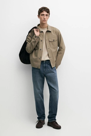 Джинсы слим-фит stonewash- Заказать в России