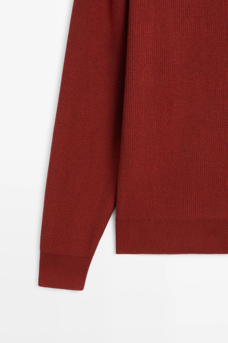 Джемпер с круглым вырезом massimo dutti