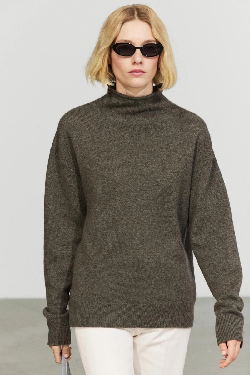 Свитер оверсайз из 100% кашемира