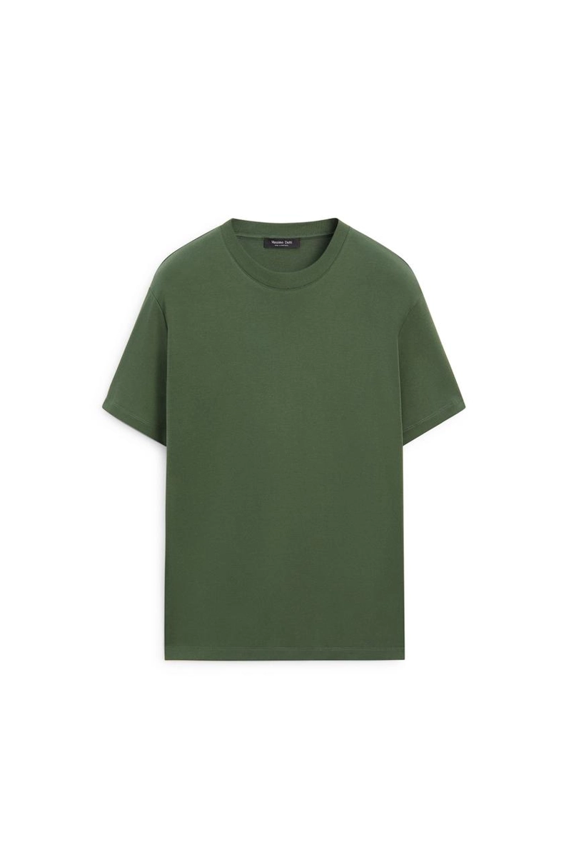 Футболка с короткими рукавами из 100% хлопка massimo dutti