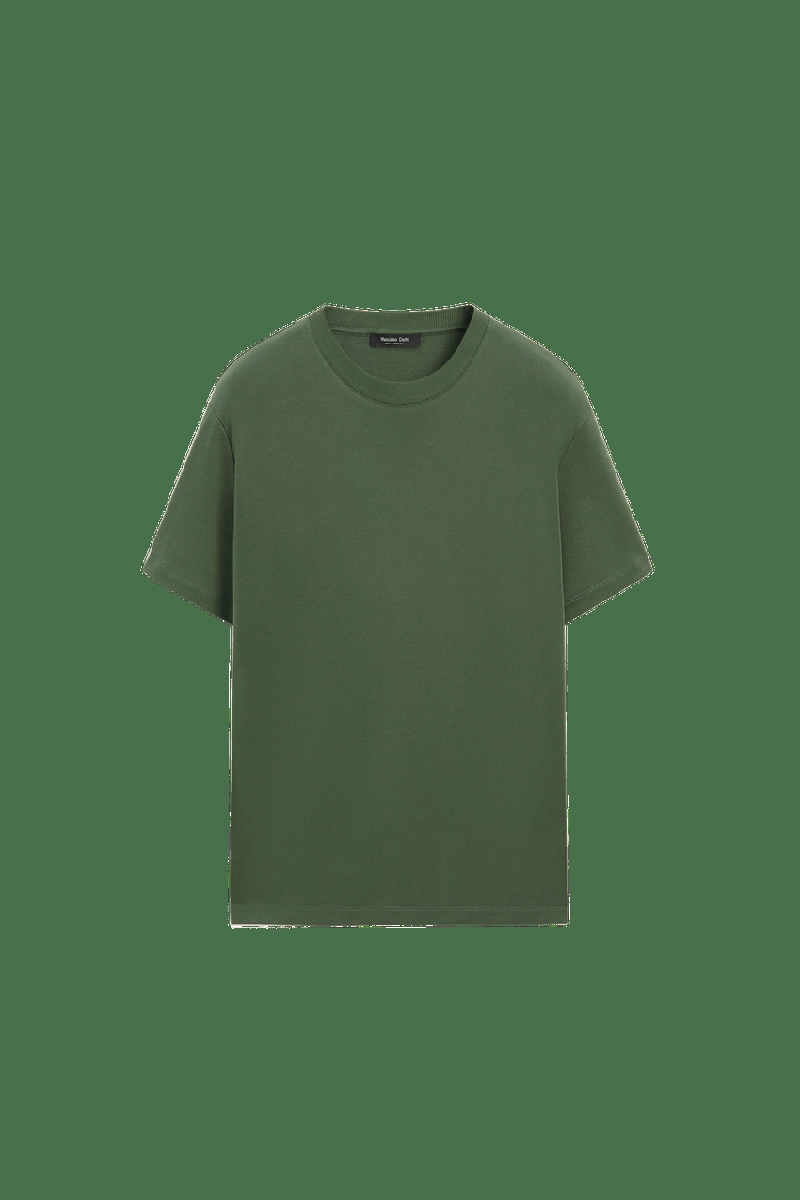 Футболка с короткими рукавами из 100% хлопка massimo dutti