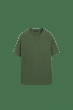 Футболка с короткими рукавами из 100% хлопка massimo dutti- Заказать в России