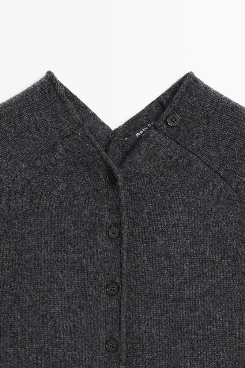 Жилет на пуговицах из 100% кашемира