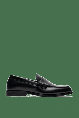 Кожаные лоферы с монетницей massimo dutti- Заказать в России