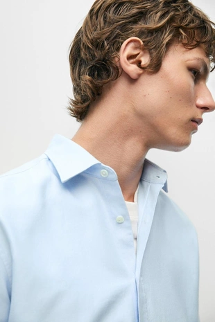 Рубашка regular fit из 100% хлопка oxford- Заказать в России