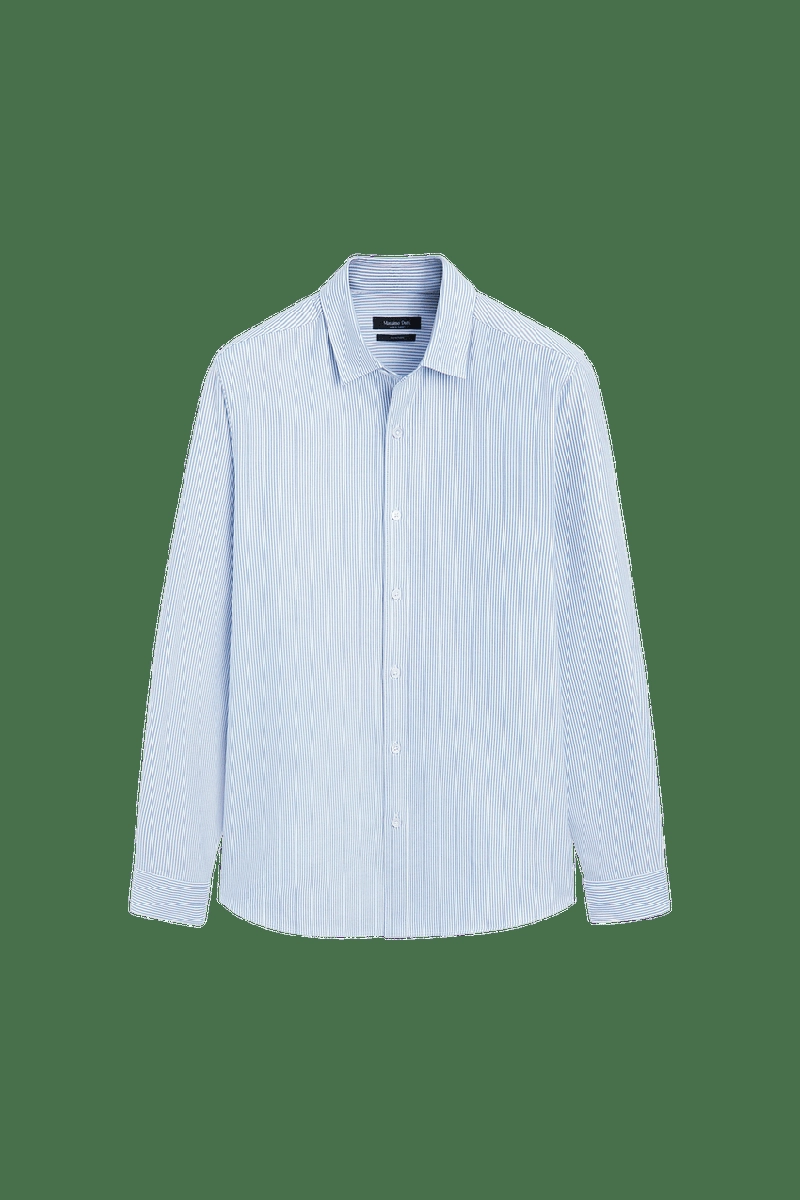 Рубашка regular fit в полоску oxford