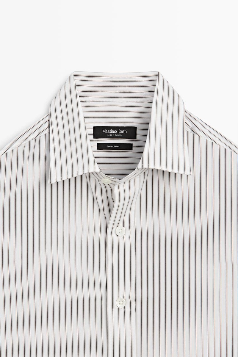 Рубашка regular fit из 100% хлопка