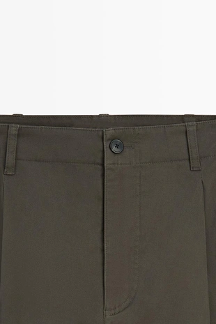 Брюки с защипами и посадкой barrel fit- Заказать в России