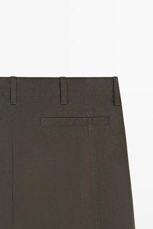Брюки с защипами и посадкой barrel fit- Заказать в России