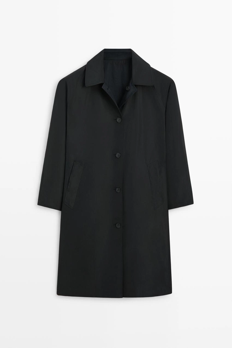 Длинная техническая двусторонняя парка