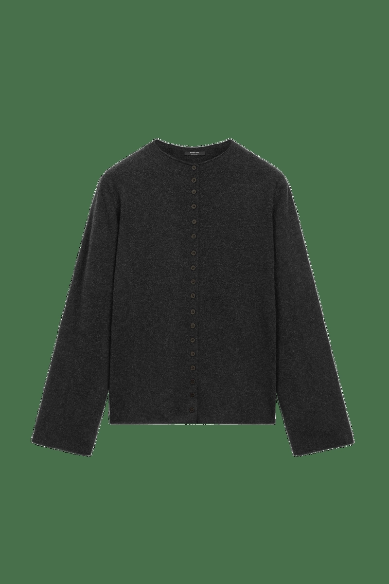 Вязаный кардиган на пуговицах из шерстяной смеси massimo dutti