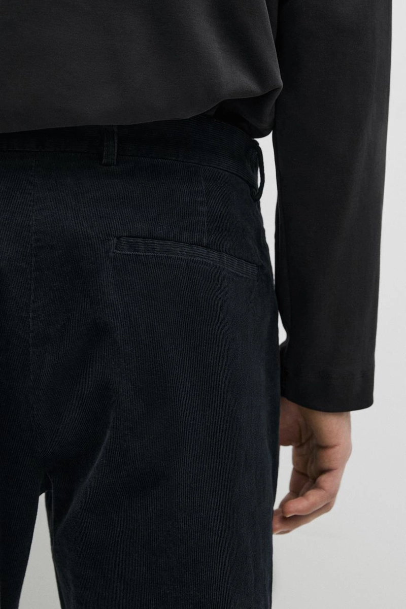 Узкие вельветовые брюки massimo dutti