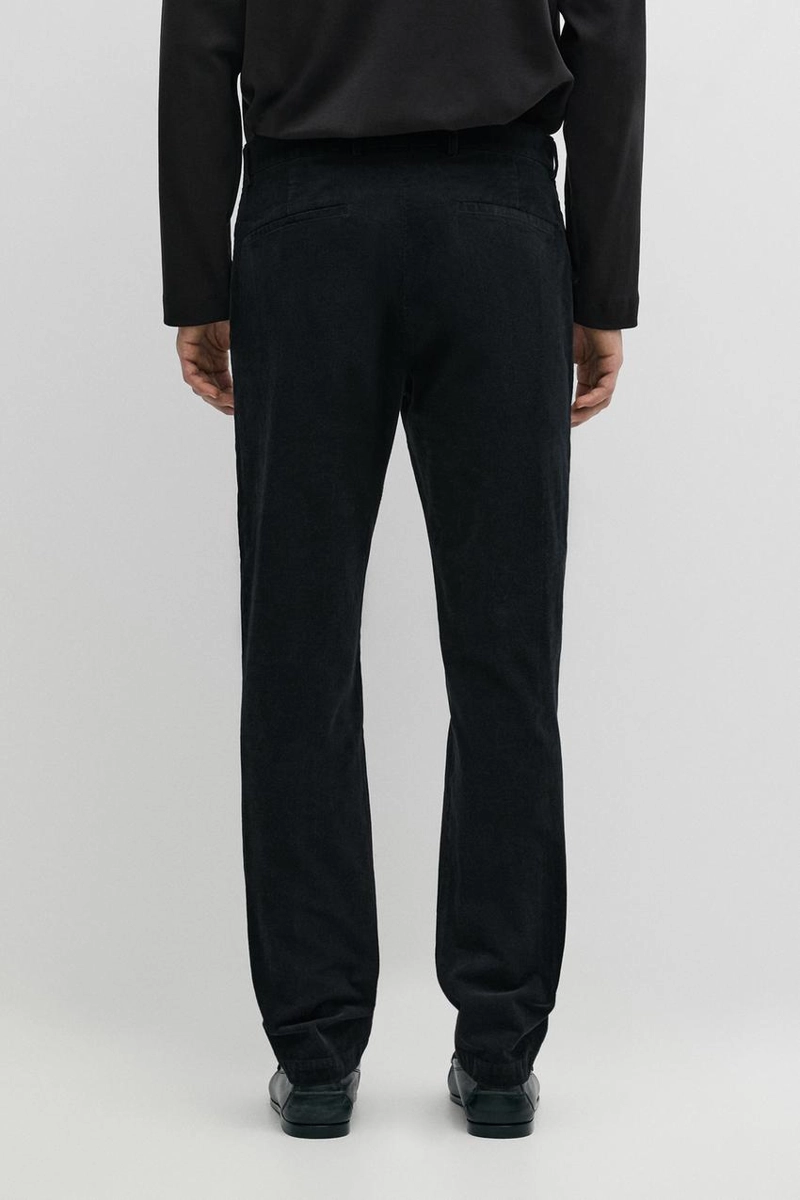 Узкие вельветовые брюки massimo dutti