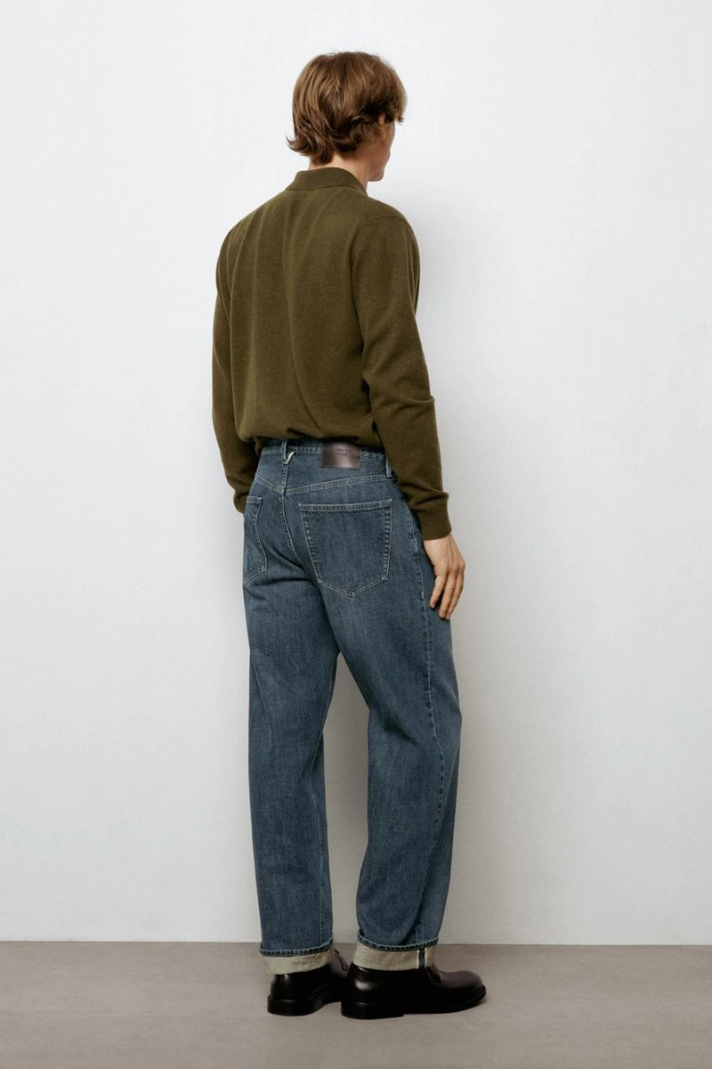 Джинсы с отделкой selvedge