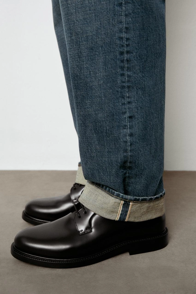 Джинсы с отделкой selvedge