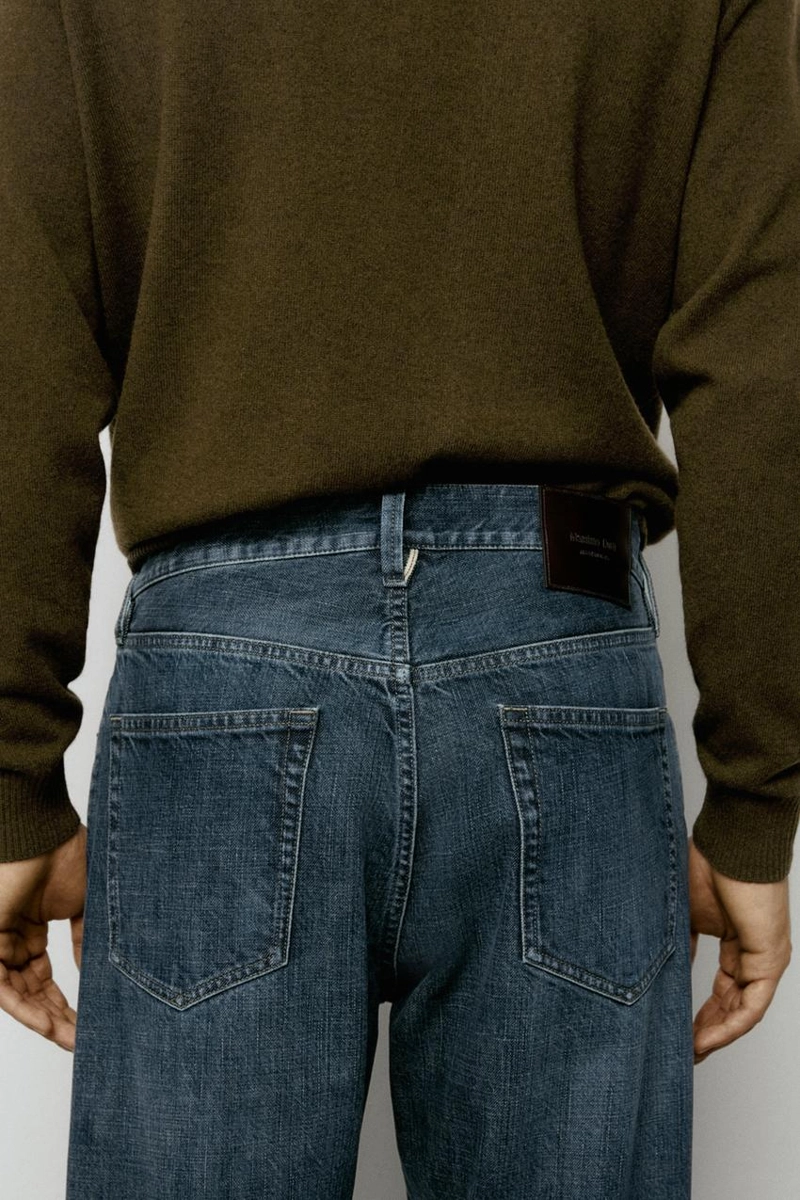 Джинсы с отделкой selvedge