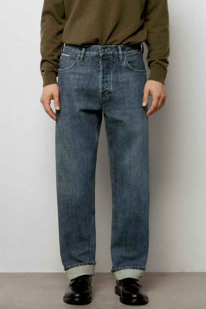 Джинсы с отделкой selvedge