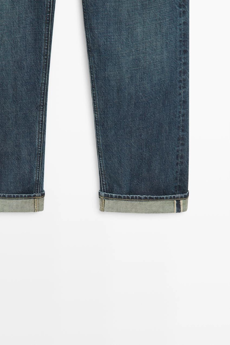 Джинсы с отделкой selvedge