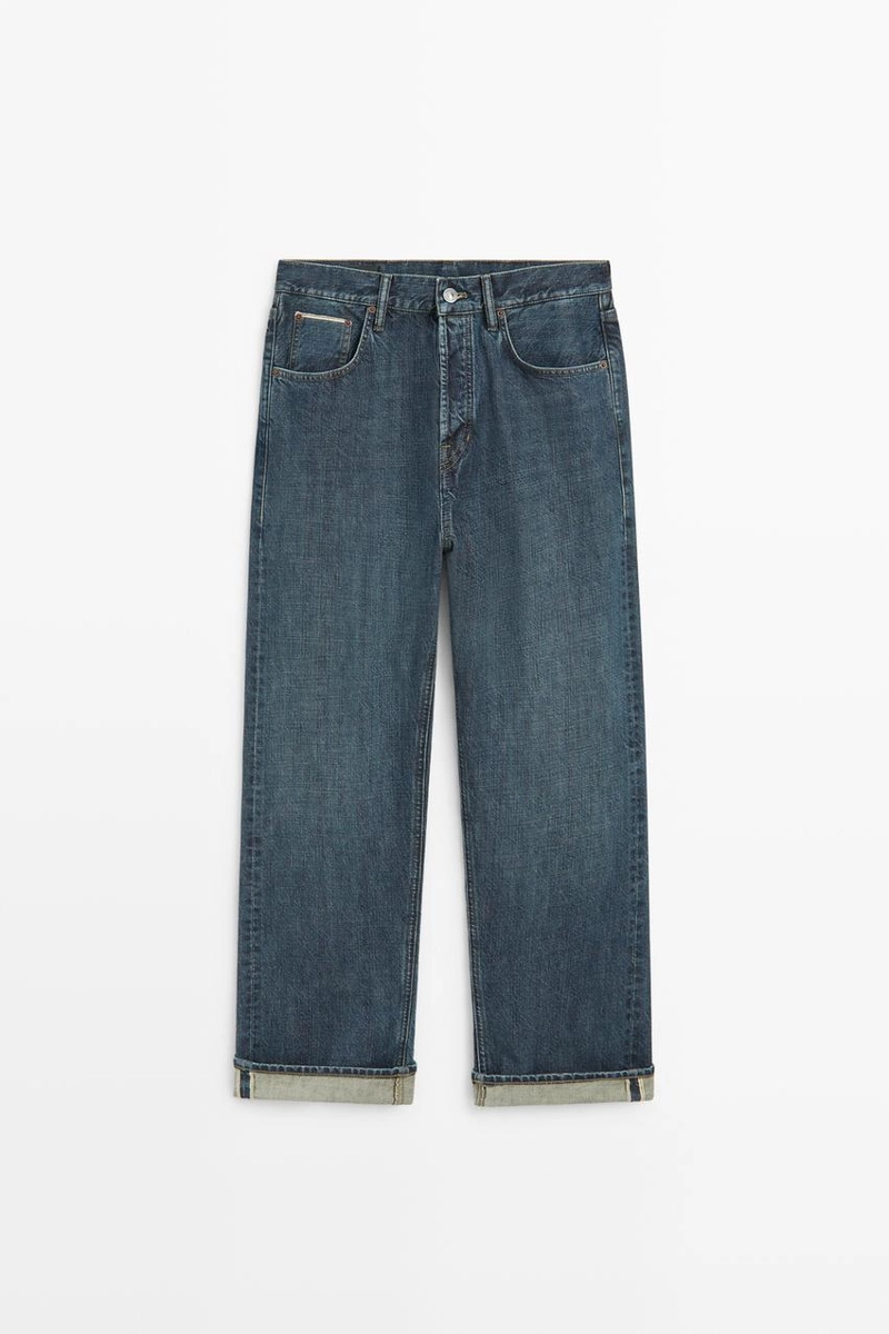 Джинсы с отделкой selvedge